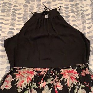 Express XL Black/Floral Dress